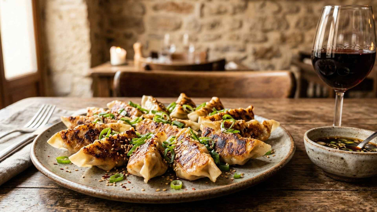 Gyoza japonais au porc croustillants à la poêle