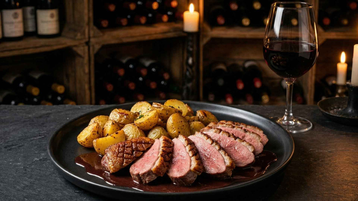 Magret de canard fermier rôti