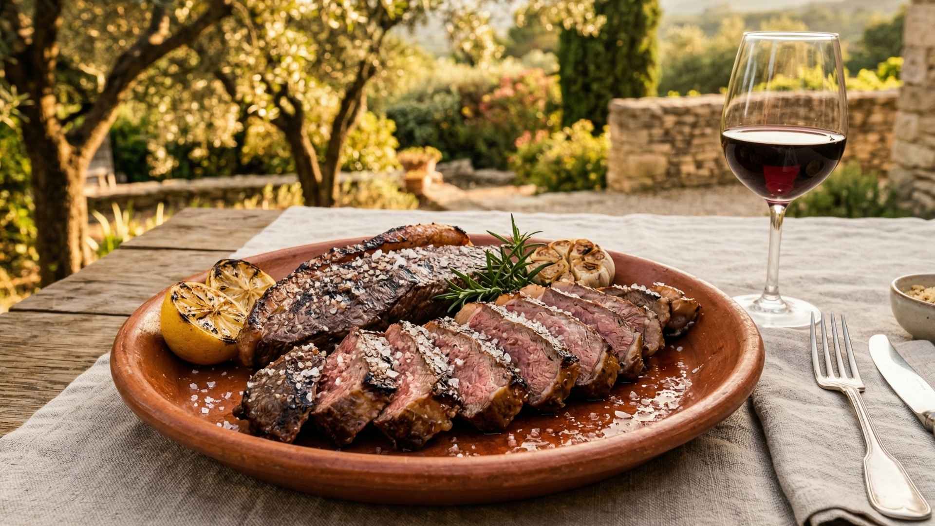 Picanha brésilienne grillée au gros sel