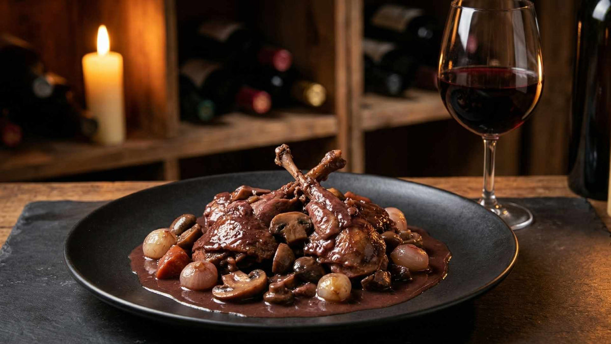 Pigeon de chasse en salmis au vin du Languedoc
