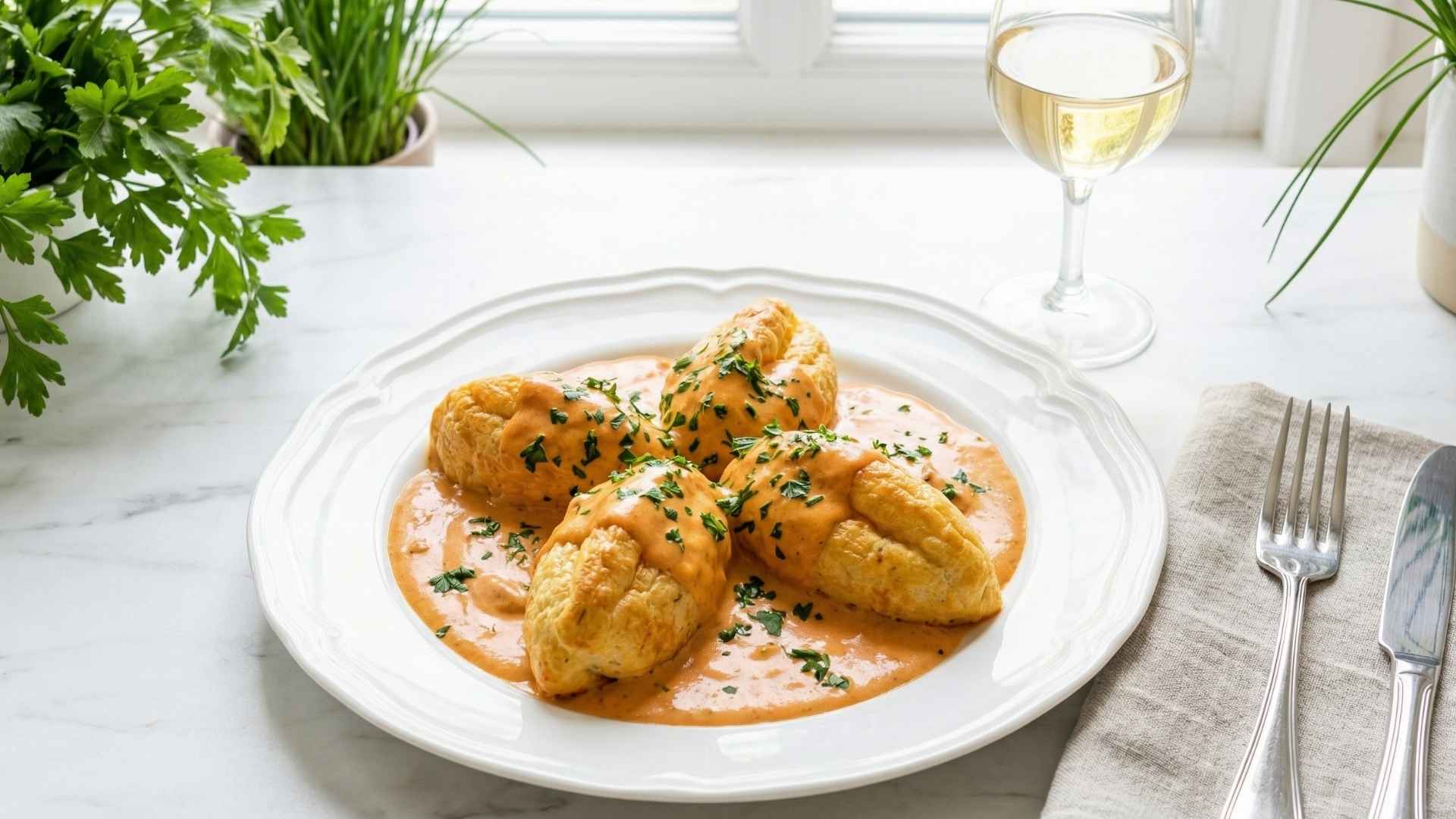 Quenelle de brochet lyonnaise soufflée