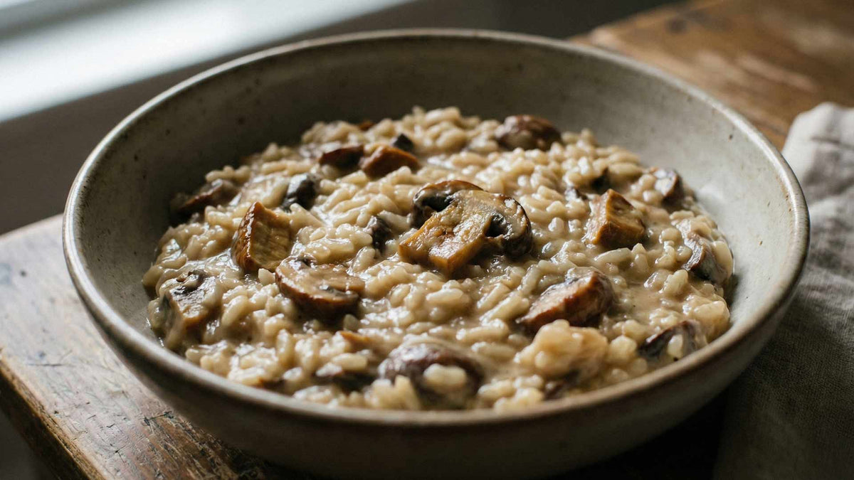 Risotto Crémeux aux Champignons