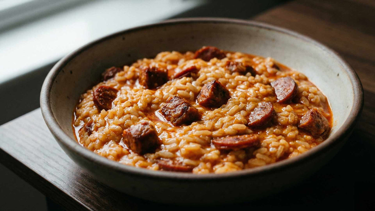 Risotto au chorizo