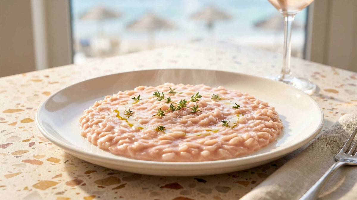 Risotto au rosé