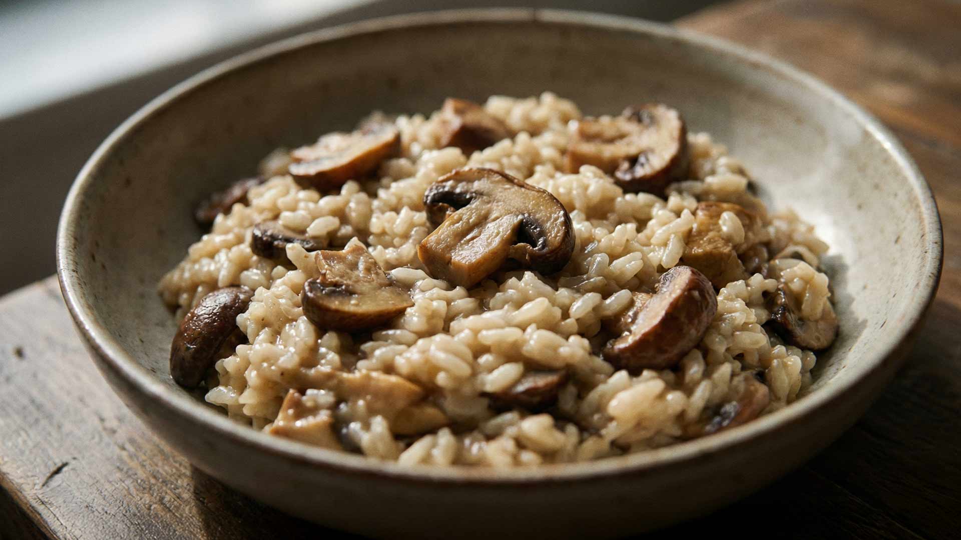 Risotto aux champignons Image