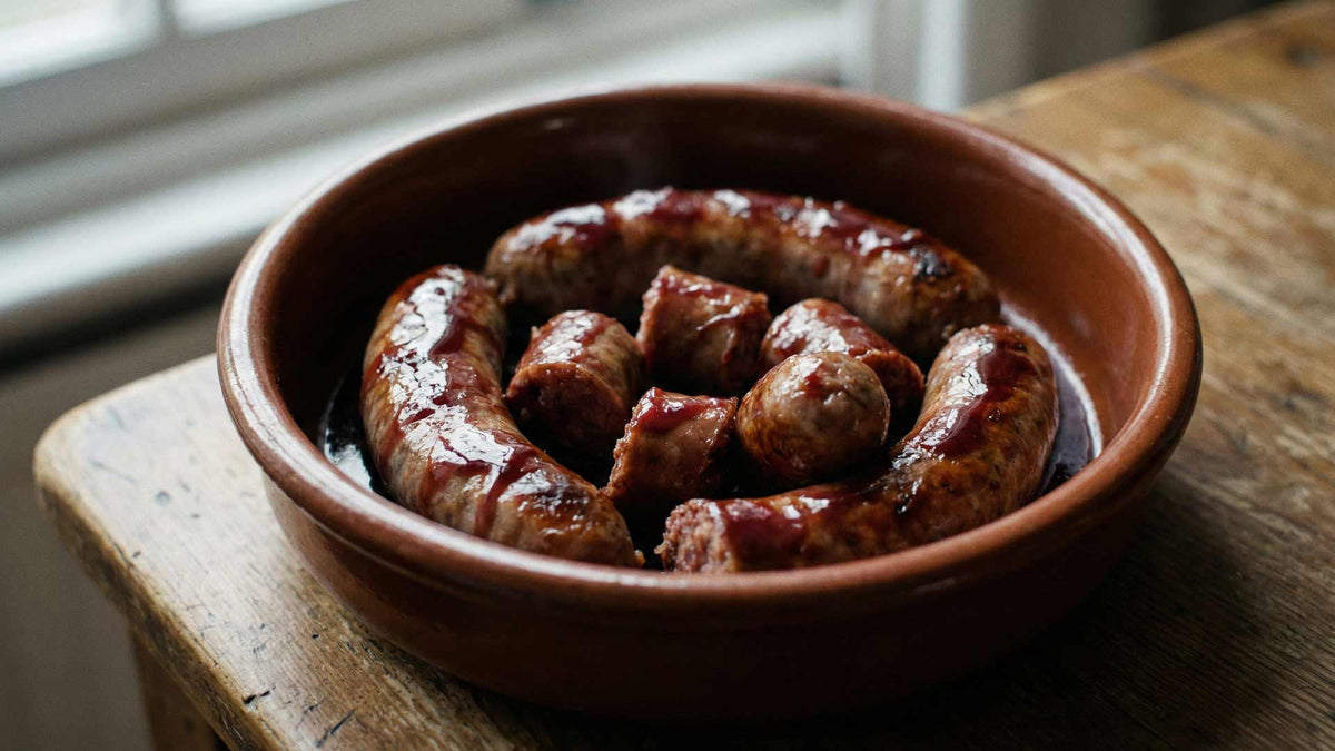 Saucisse de Toulouse au Vin Rouge