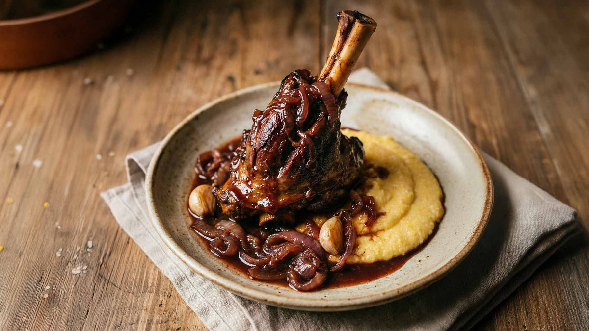 Souris d'agneau vin rouge