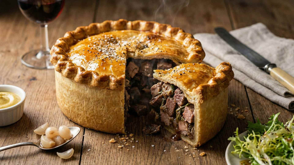 Tourte à la viande marinée