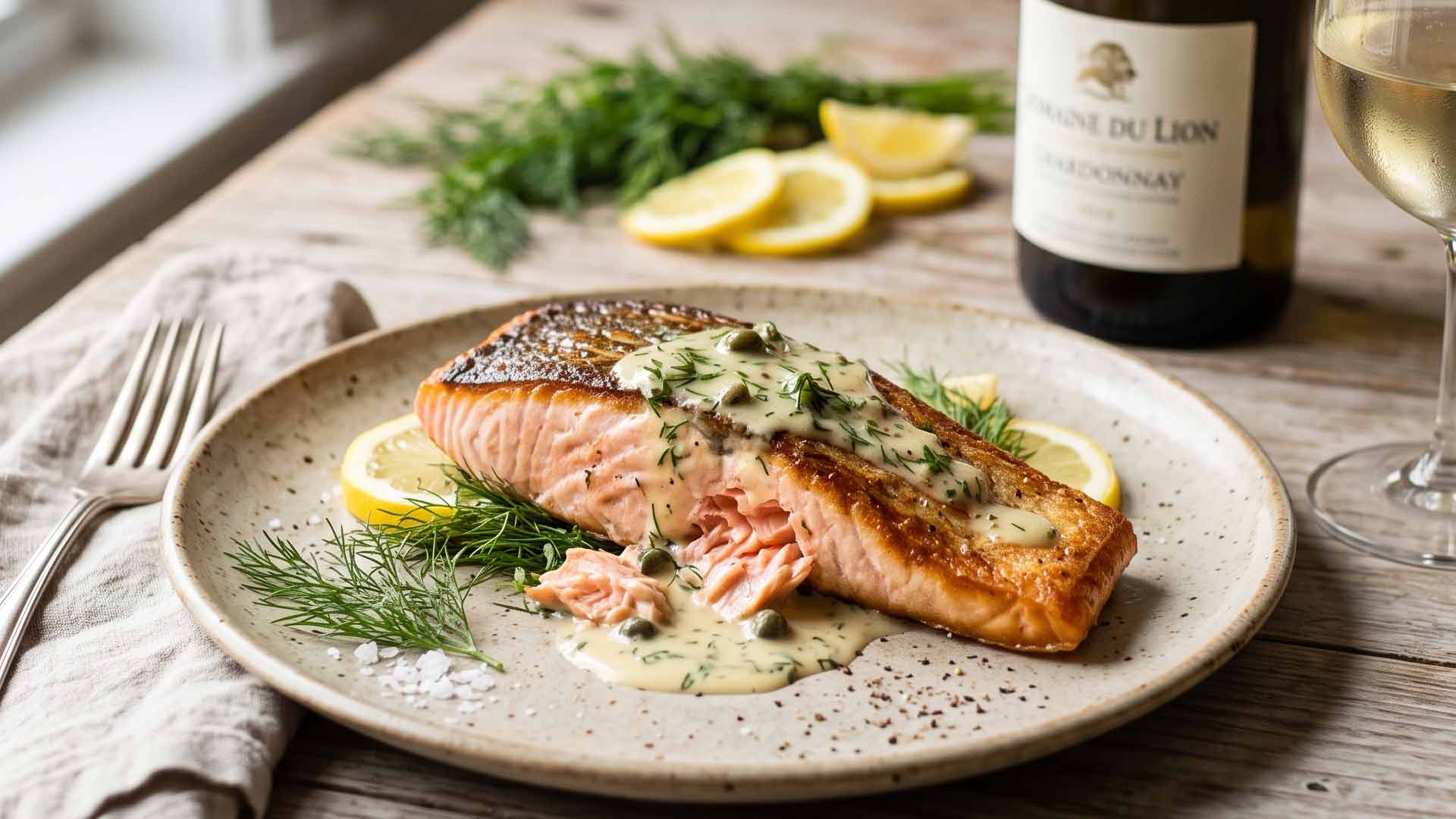 Quel vin pour du saumon ? Image