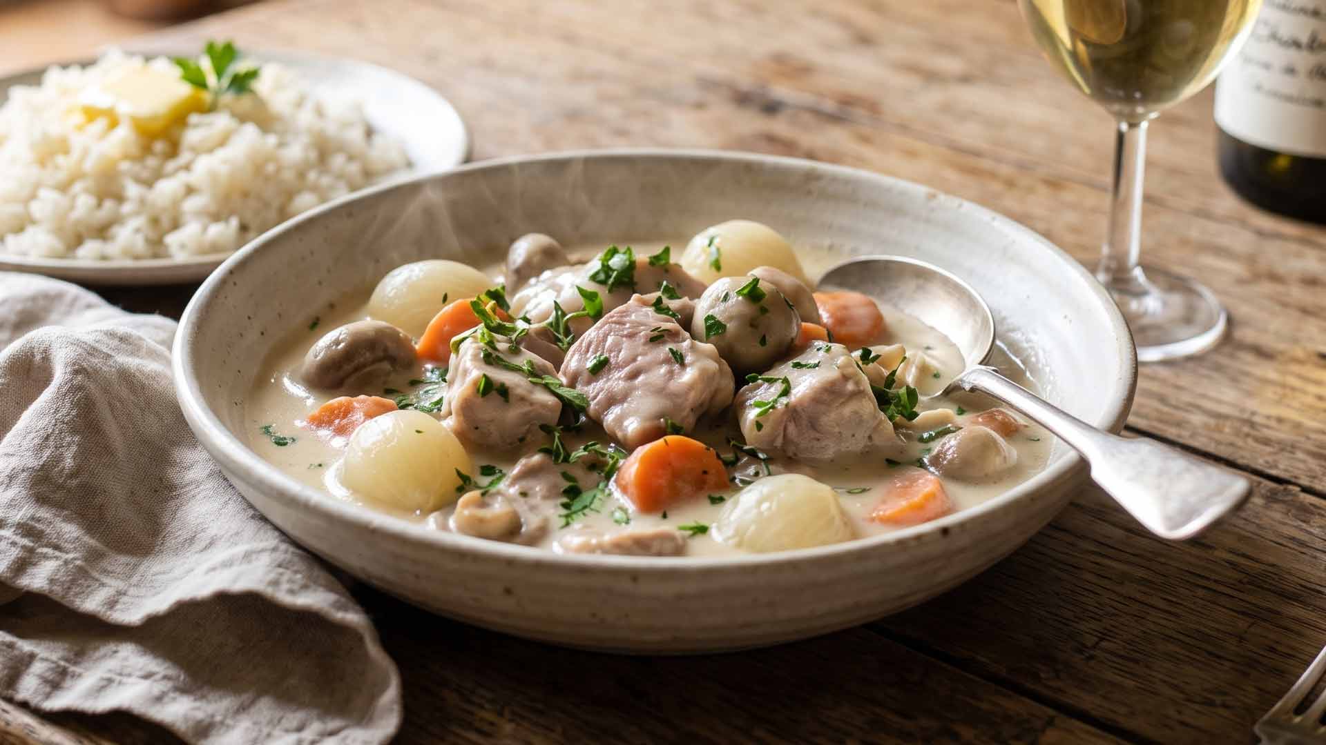 Quel vin pour une blanquette de veau ?