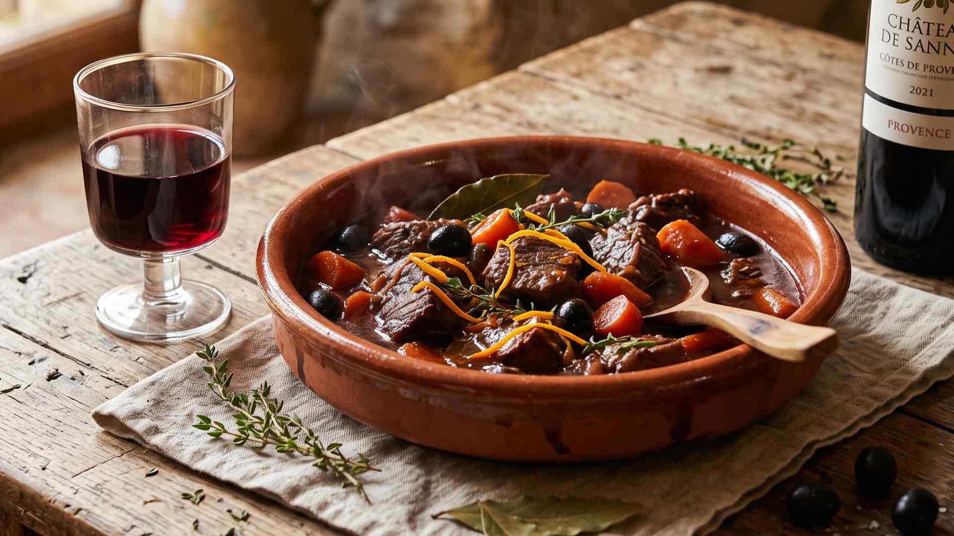 Quel vin pour une daube provençale ?