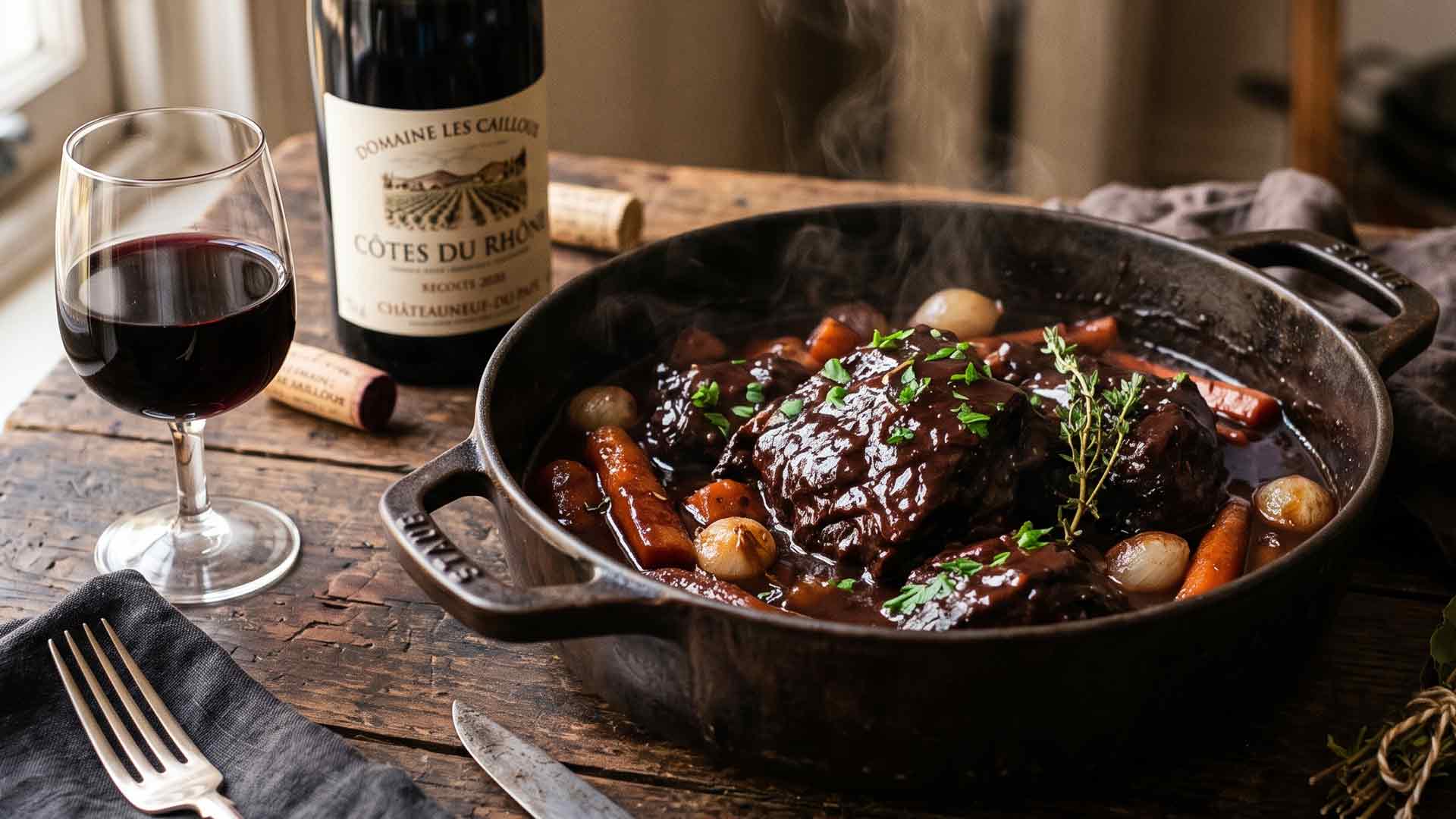 Quel vin pour une joue de bœuf ? Image