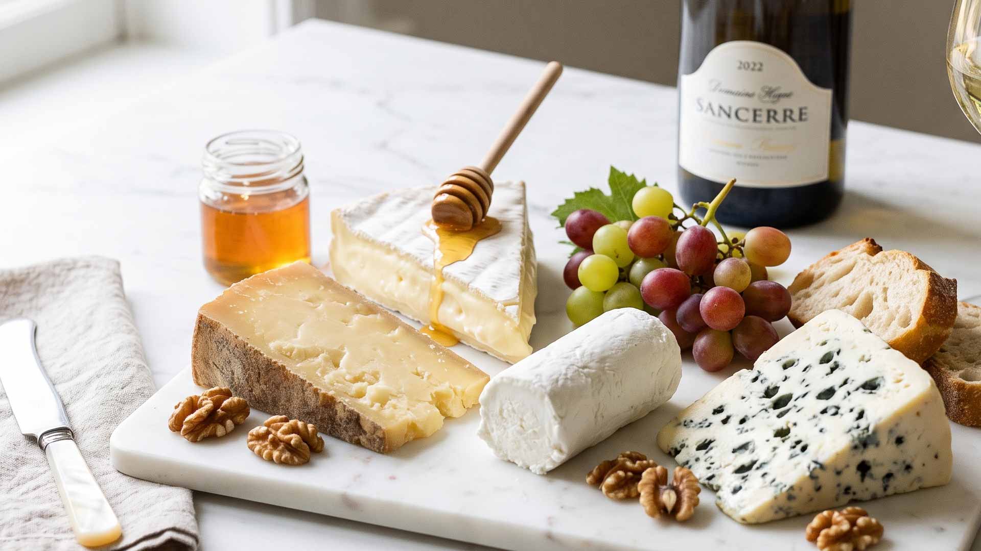Quel vin blanc avec un plateau de fromages ? Image