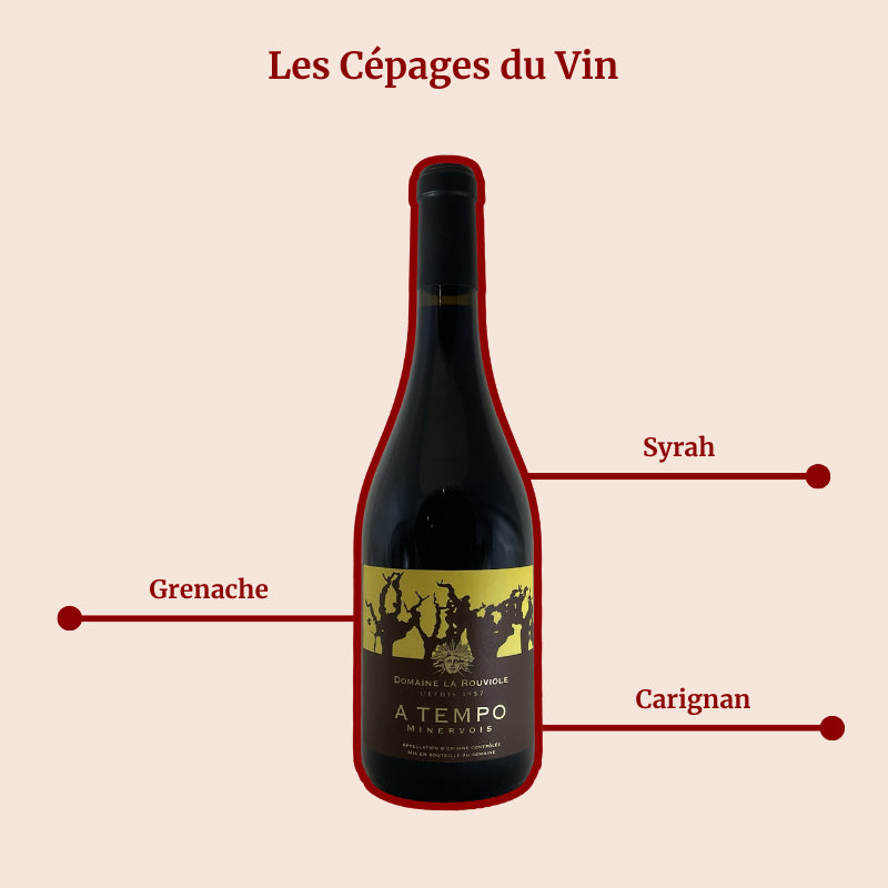 A Tempo Domaine de la Rouviole Bouteille Cépages