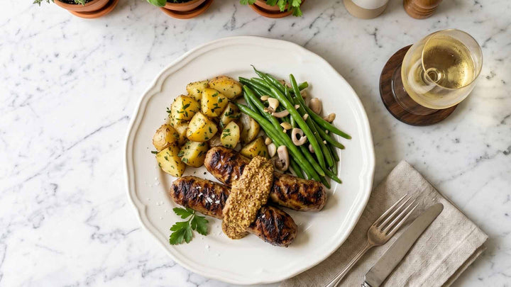 Andouillette grillée à la moutarde de Dijon