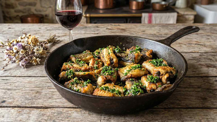 Anguilles persillées à la bordelaise