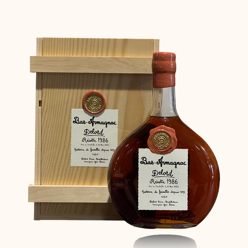 Armagnac Delord 1986 coffret