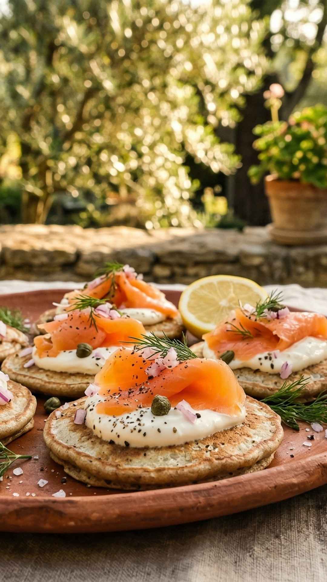Blinis au Saumon Mobile