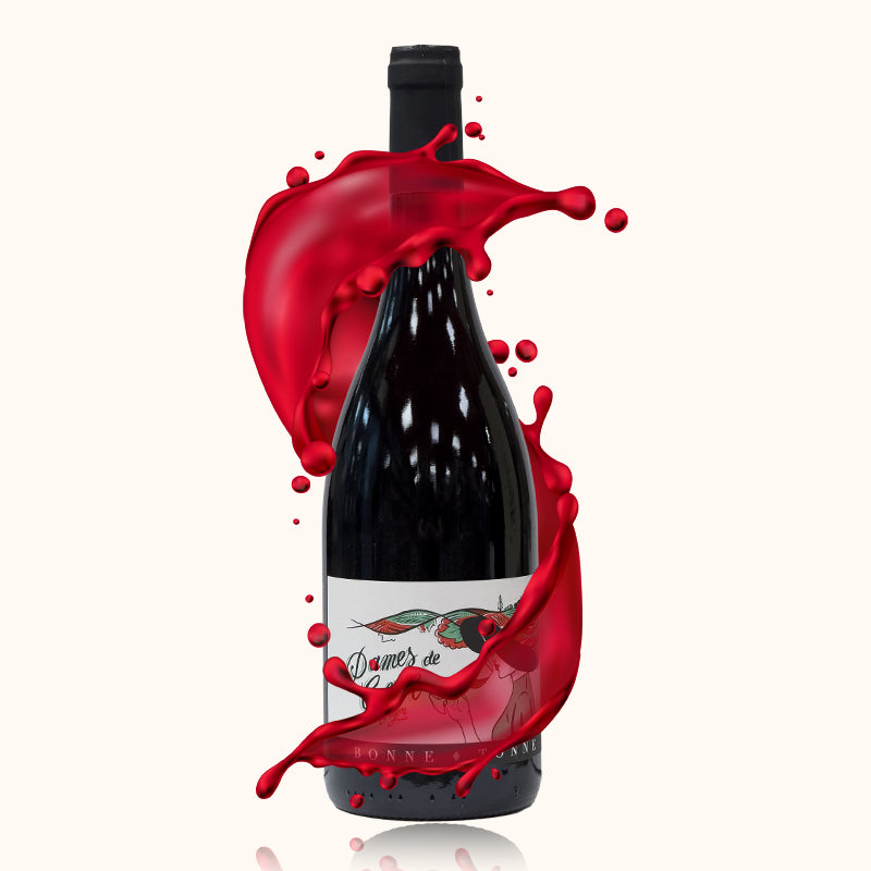Bonne tonne Dame de coeur bouteille