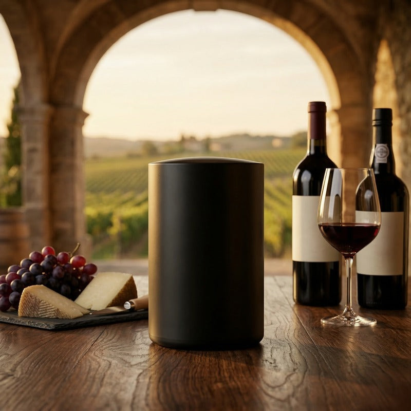 Bouchon pompe a vin décor
