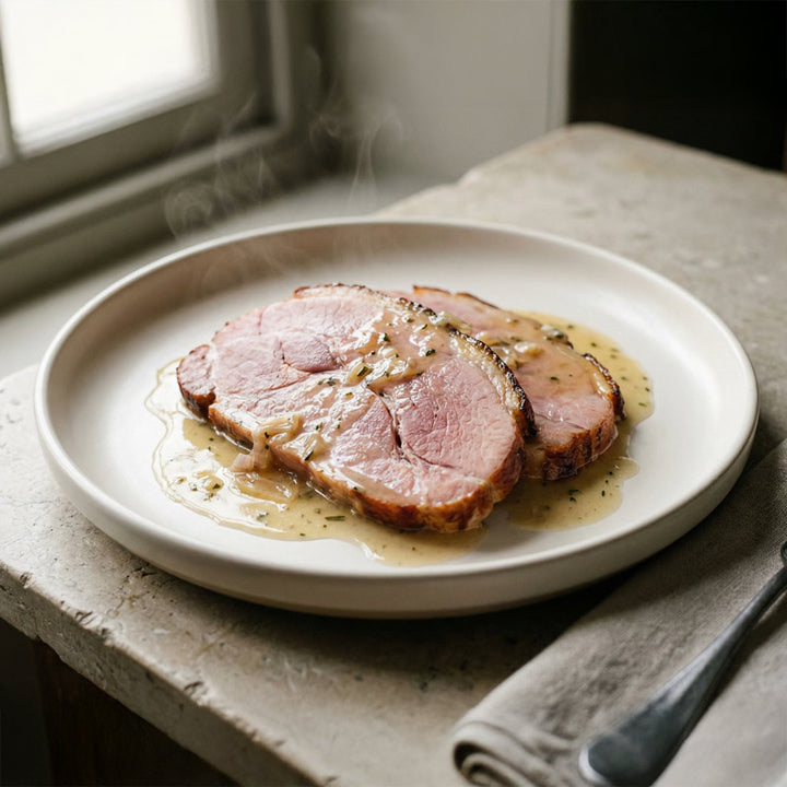 Recette de jambon au vin blanc de Bourgogne