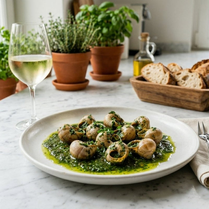 Escargots de bourgogne en persillade