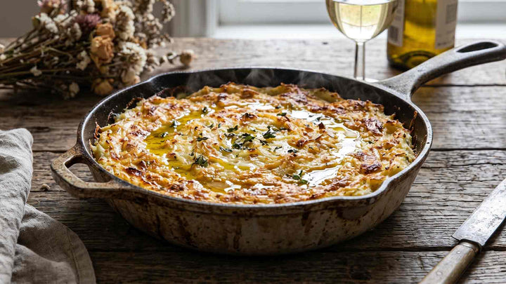 Brandade de morue gratinée à l'huile d'olive