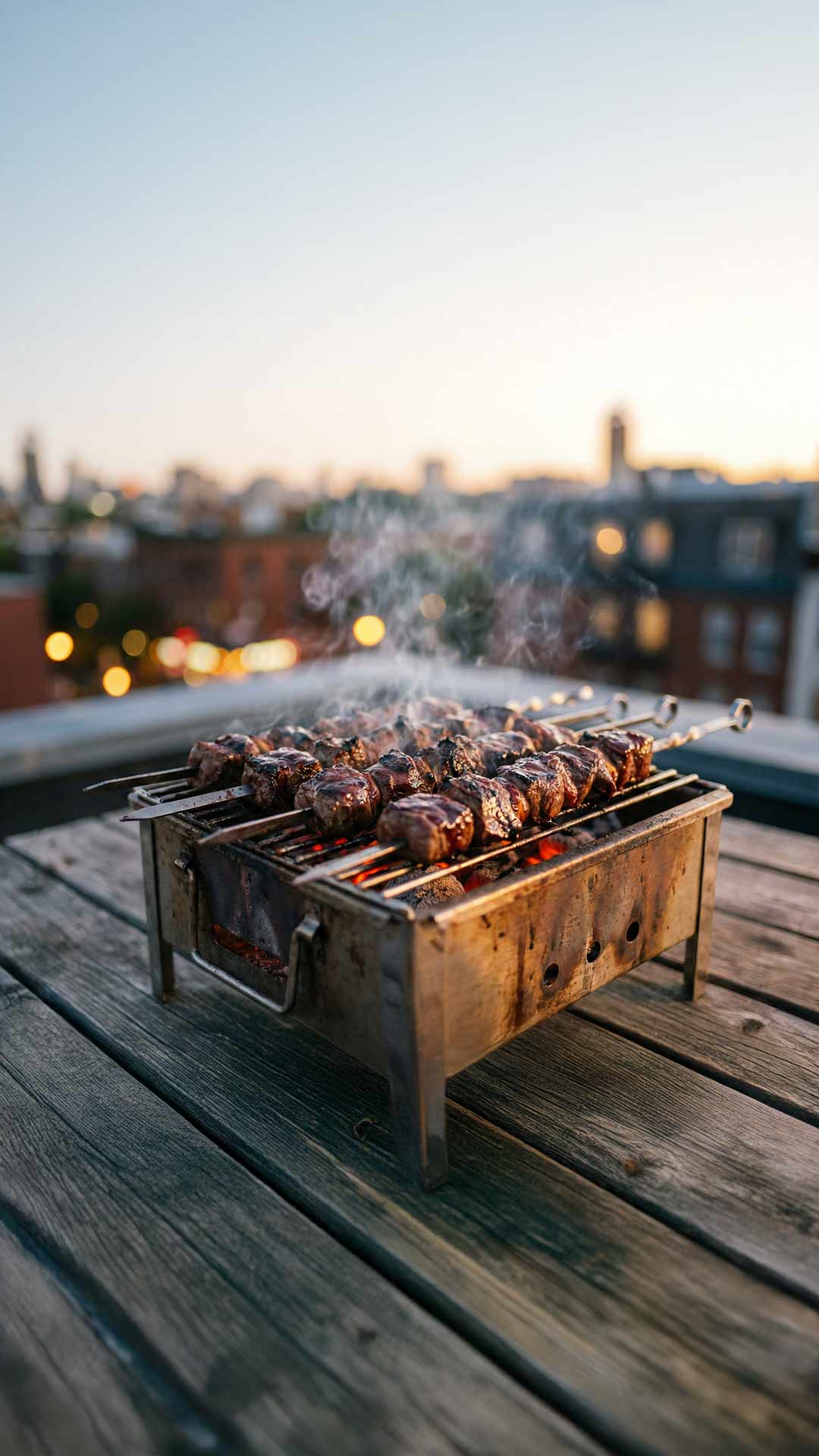 Brochette agneau marinade vin rouge mobile