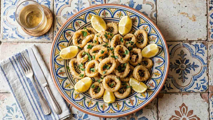 Calamars à la romaine et citron
