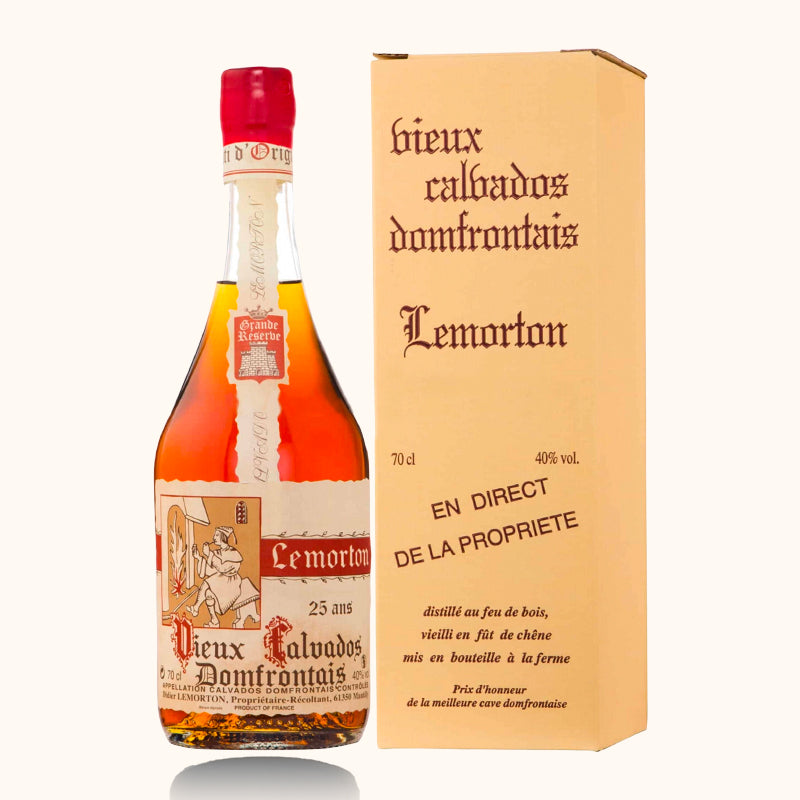 Calvados Lemorton 25 ans coffret