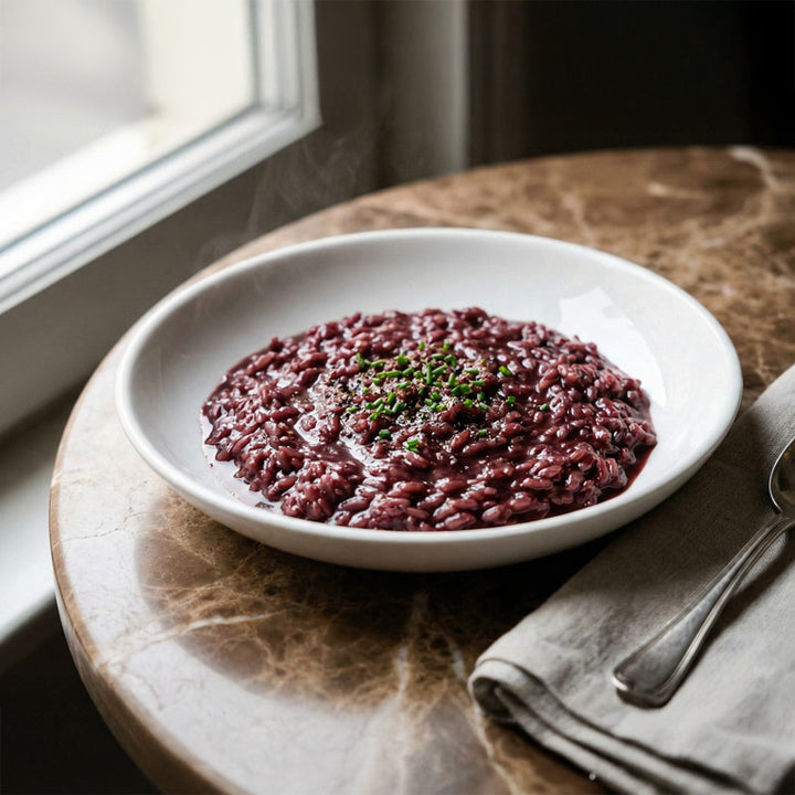 Riz au vin rouge