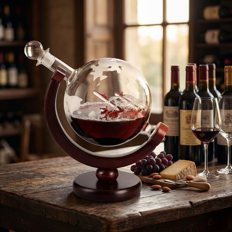 Carafe a decanter décor