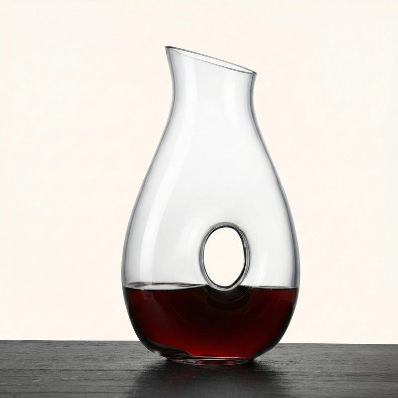 Carafe a vin verre décor
