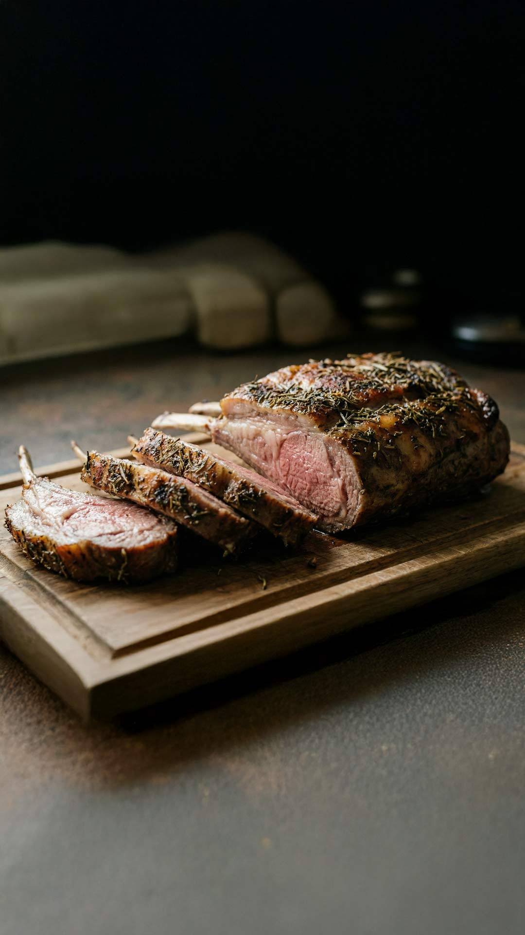 Carré d'agneau aux herbes de Provence mobile