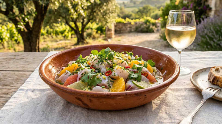 Ceviche de dorade aux agrumes