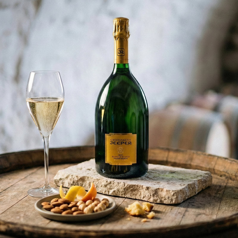 Champagne Jeeper Blanc de Blancs décor Image