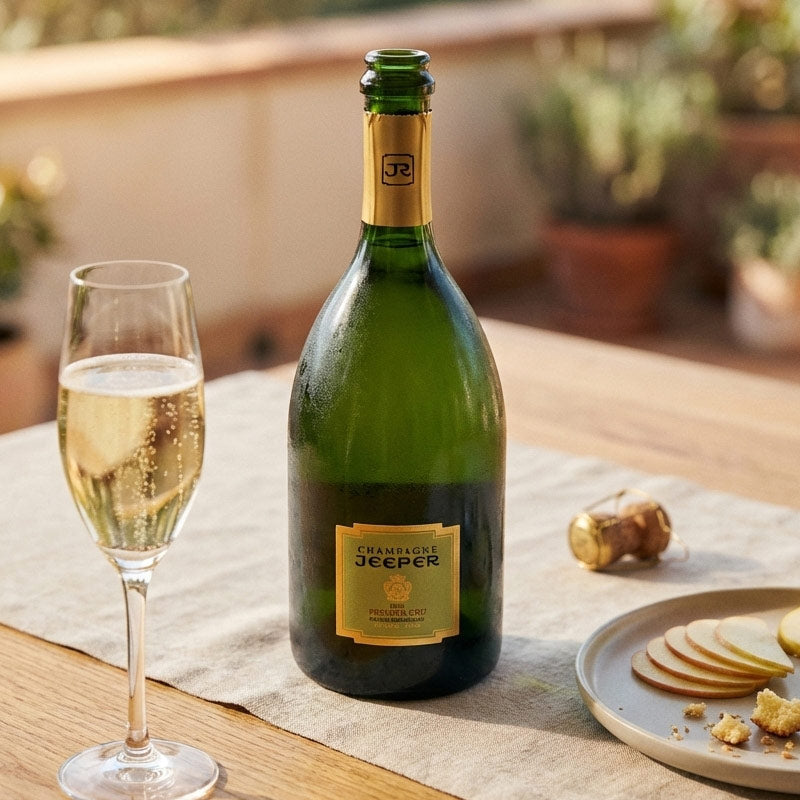 Champagne Jeeper Brut Grand Assemblage décor Image