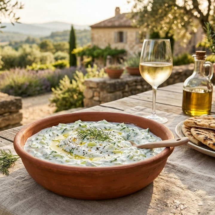 Tzatziki grec frais au concombre croquant et aneth