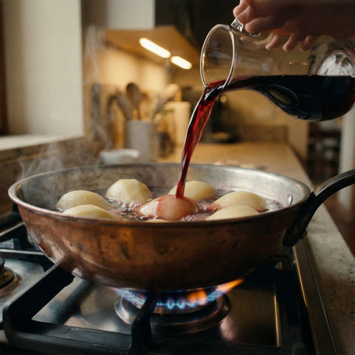 Recette de la poire au vin