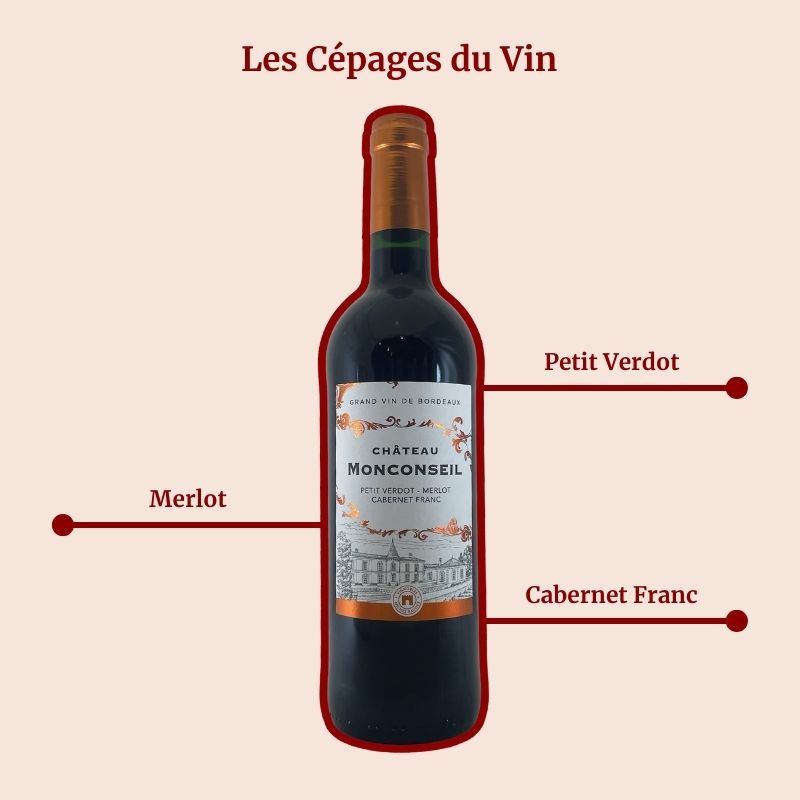 Château Monconseil Gazin Rouge Cépages