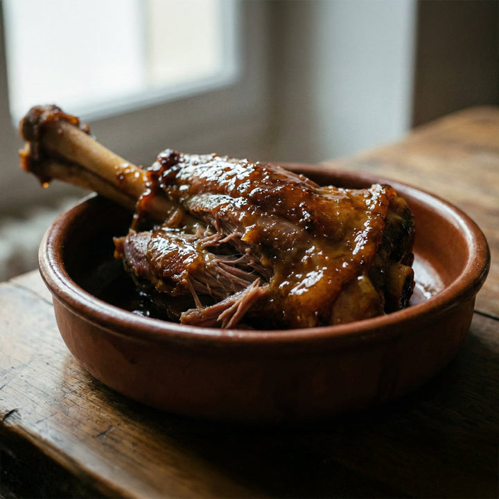 Souris d'agneau confite au miel