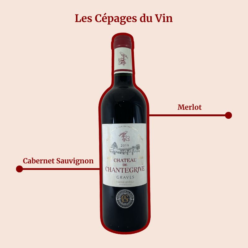 Château de Chantegrive 2019 Cépages