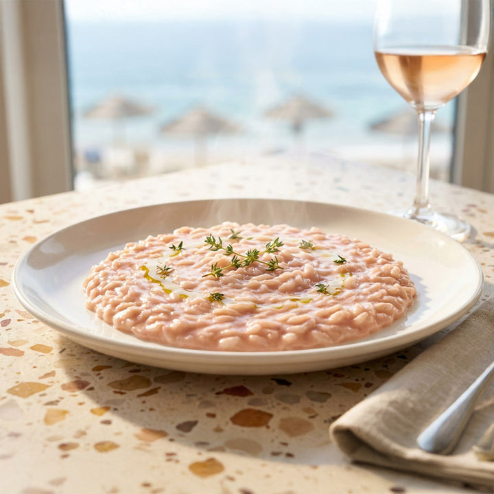 Risotto au rosé
