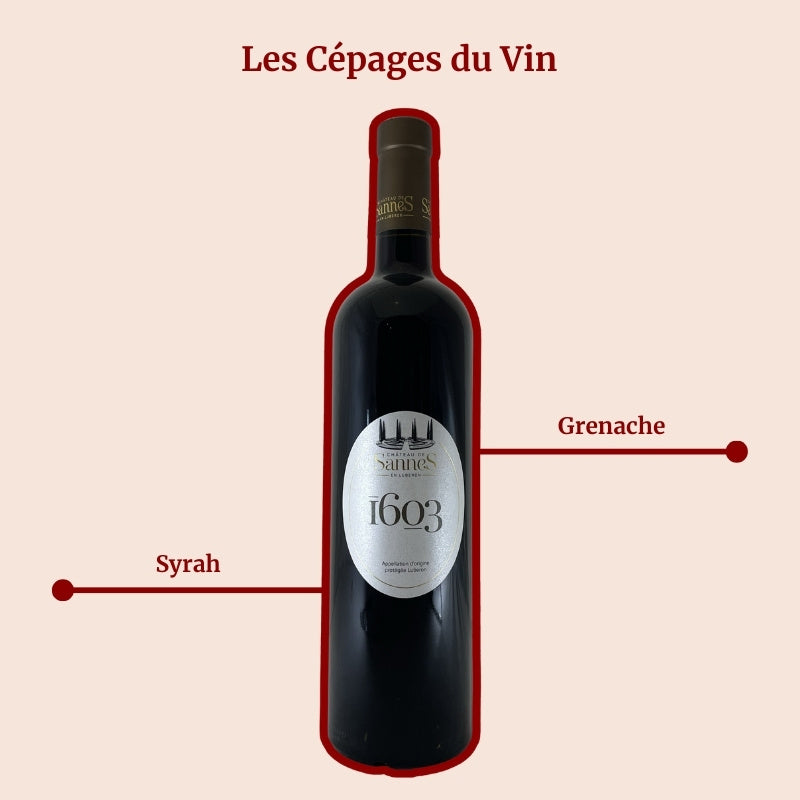 Château de Sannes 1603 Rouge Cépages