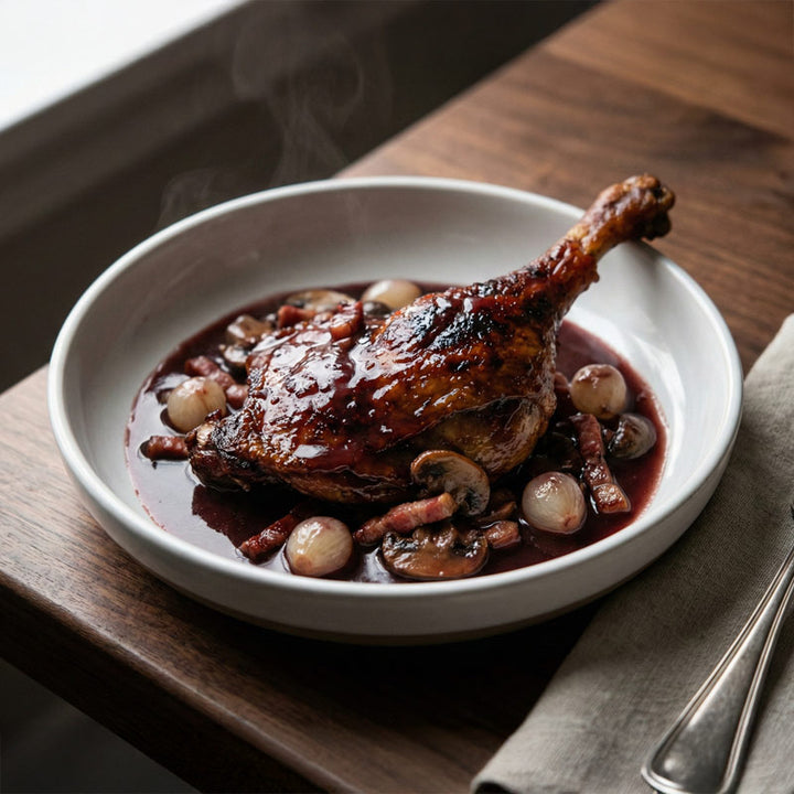 Recette de cuisse de canard confite au vin blanc