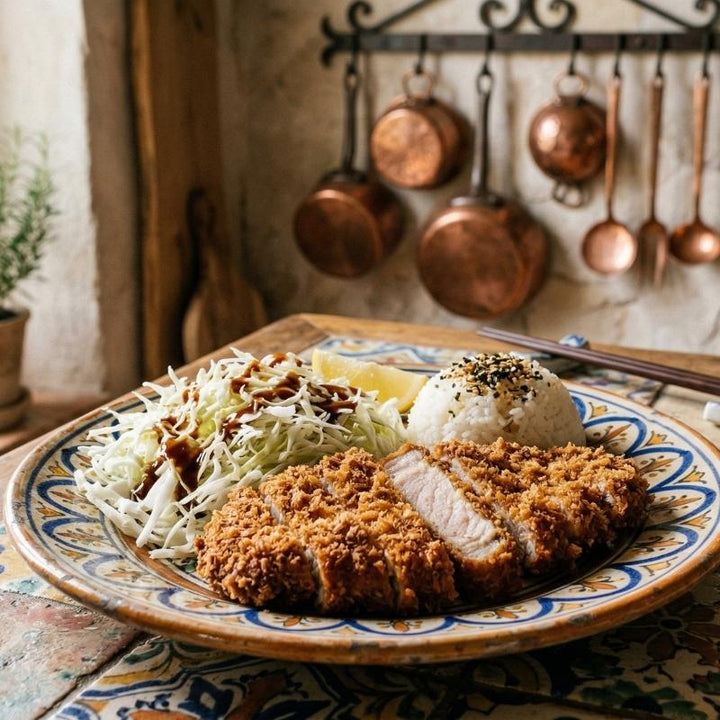 Tonkatsu de porc pané croustillant à la japonaise