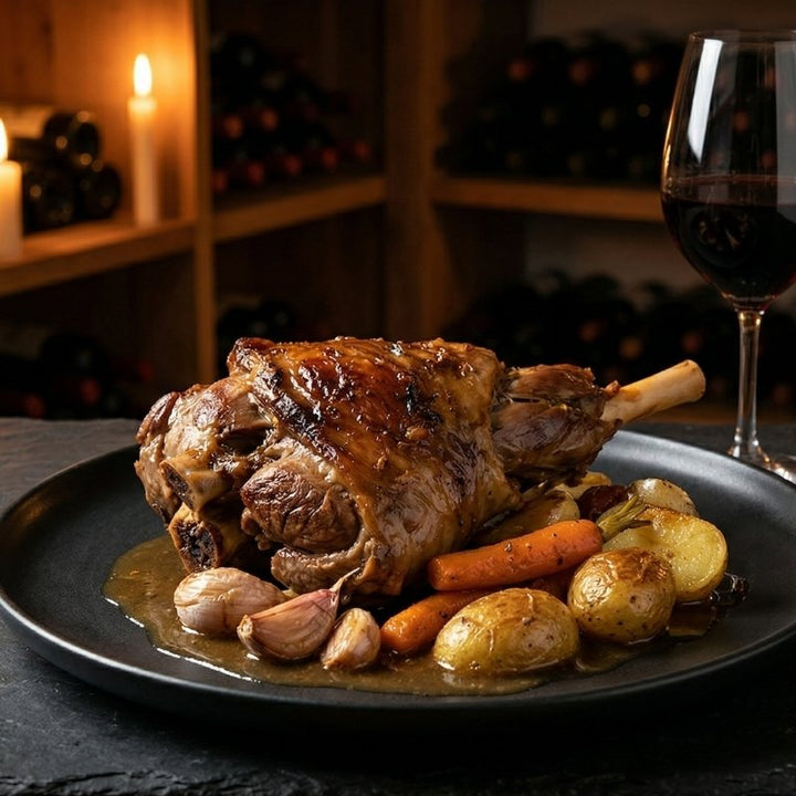 Gigot d'agneau de Pauillac confit sept heures