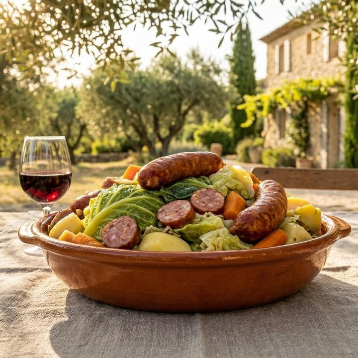 Potée auvergnate au chou et saucisse de Montbéliard