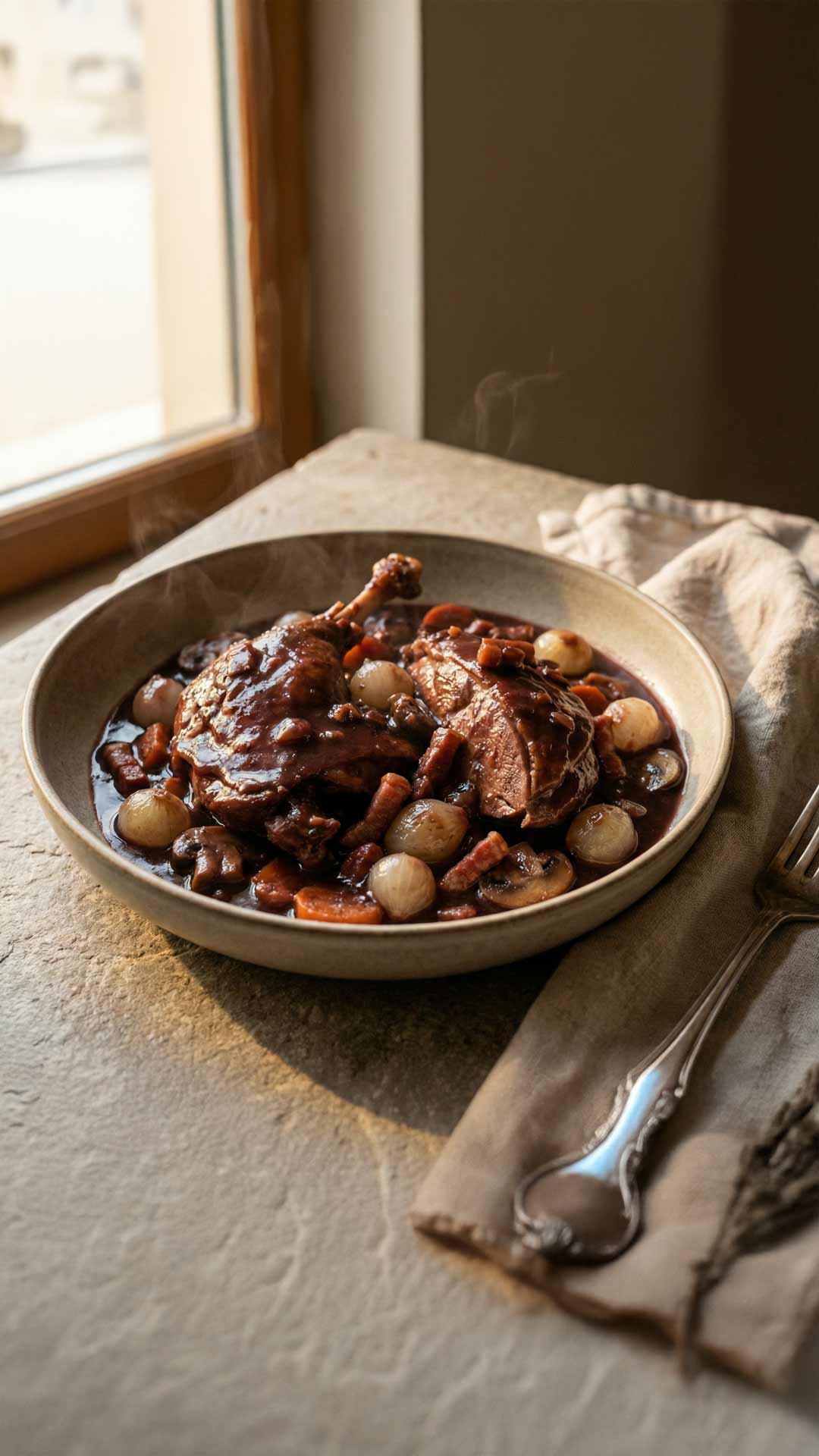 Civet de canard au vin mobile