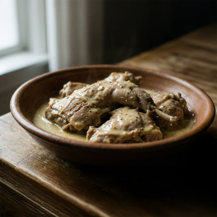 Lapin à la moutarde